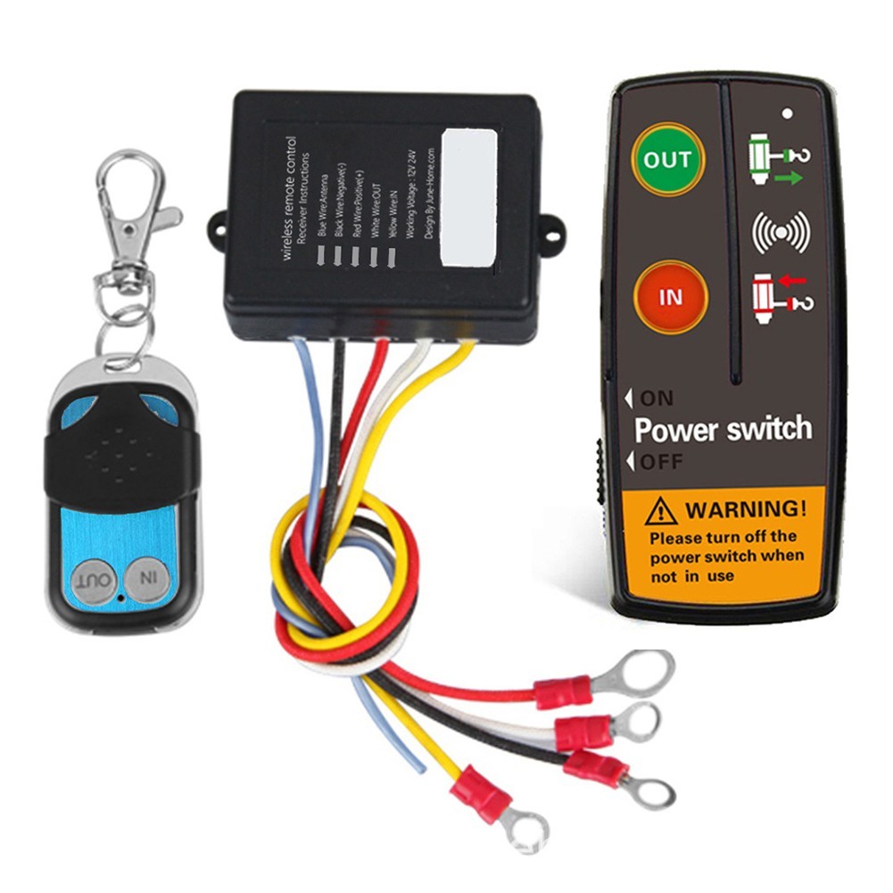 Cordless Electric Winch Remote 50 Feet Range Compatible With Multiple Brands