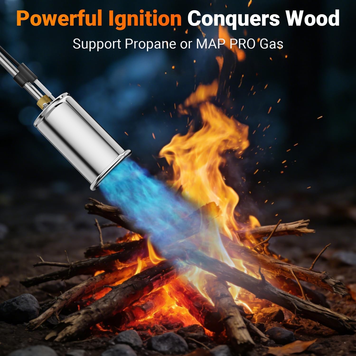Propane Torch Weed Burner Weed Torch Flamethrower Heavy Duty Blow Torch Control