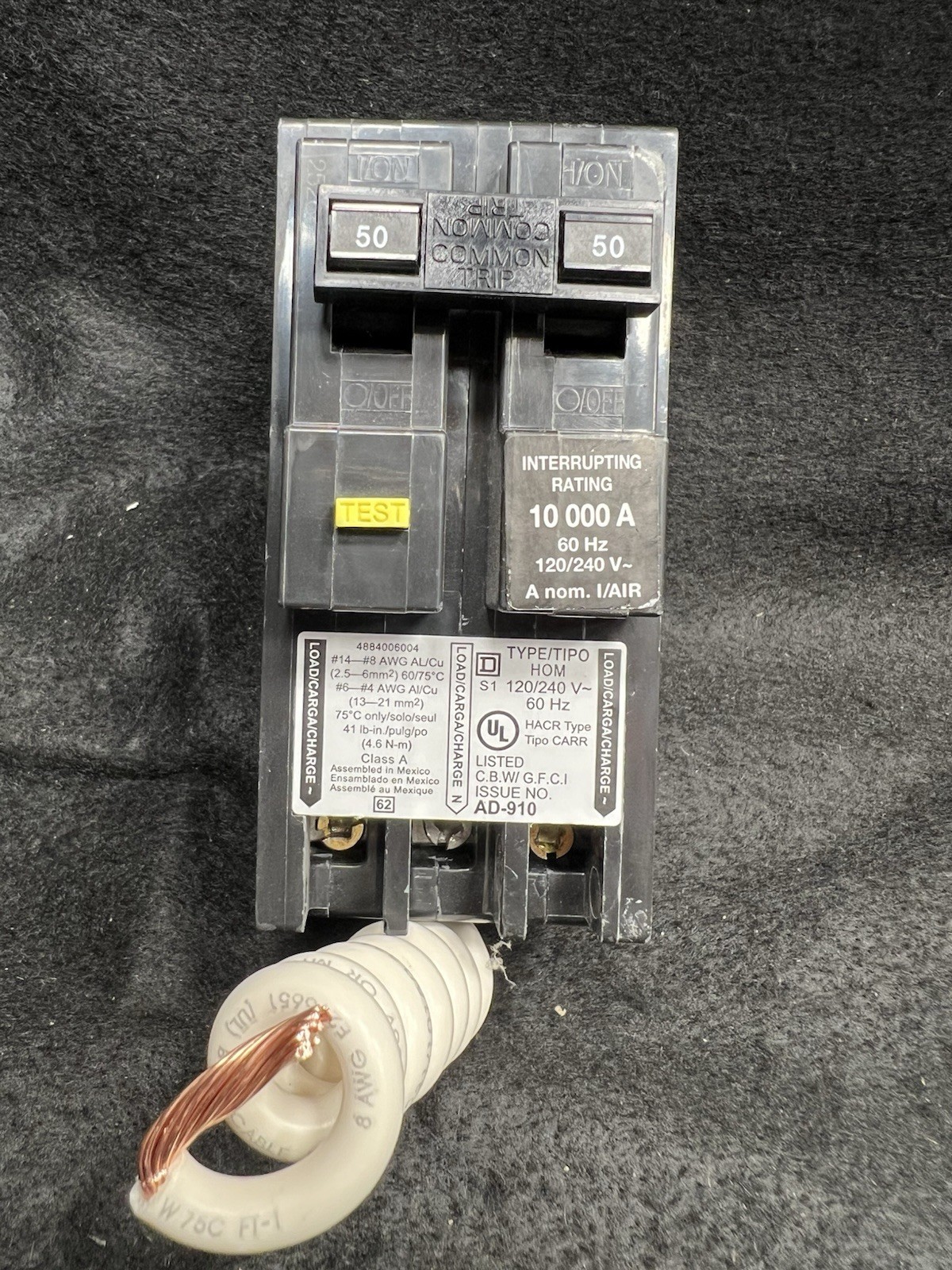 HOM250GFI – Square D Homeline – GFCI Circuit Breaker