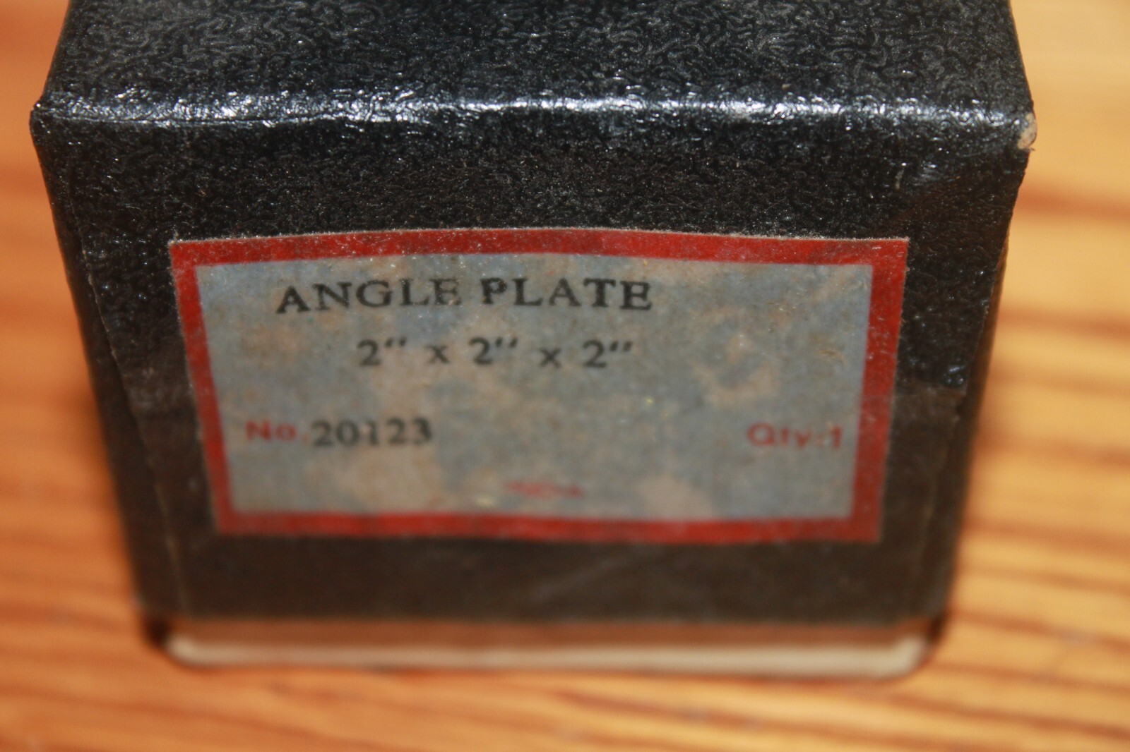 2″ X 2″ X 2″ Webbed Angle Plate – Sealed in Bag – Made in India – No Maker w/Box