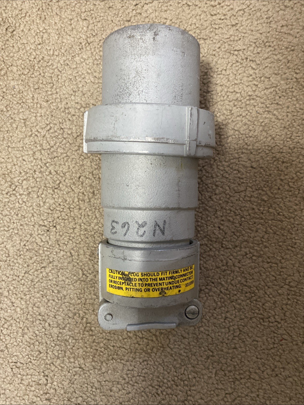 Appleton AEP10453 Clamping Ring Plug Weatherproof 100A 4W 4P PIN / SLEEVE
