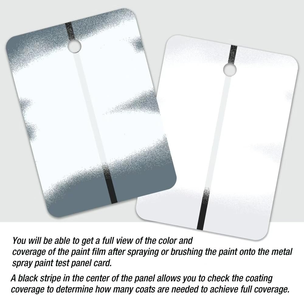 LAUCO Metal Spray Out Cards 4″ x 6″ Spray Out Sample Cards (50 Pack)