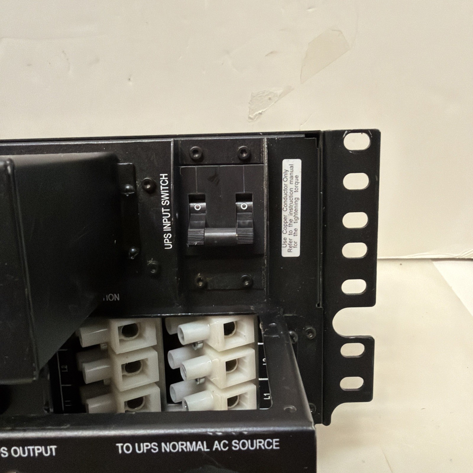 Eaton 9PX Maintenance MBP11K208 Bypass 3U Hardwired W/EBM Cable Hotswap