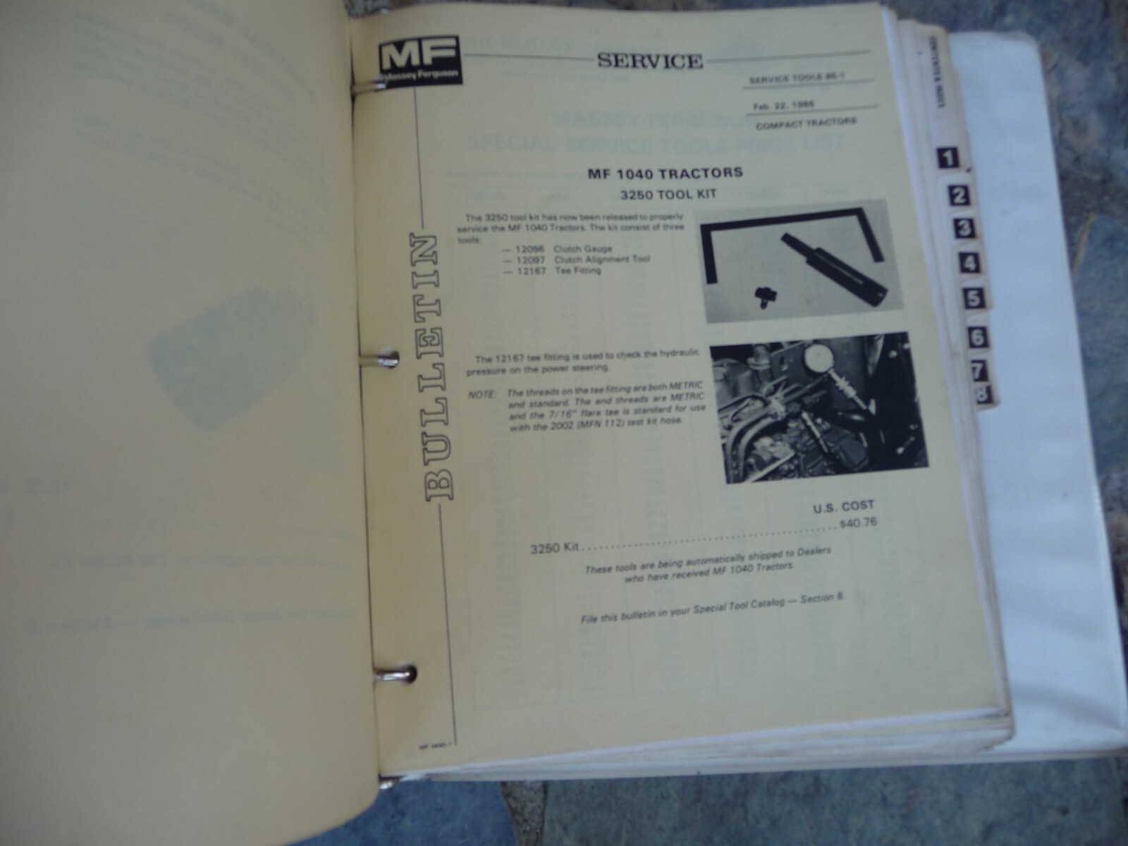Massey Ferguson Service Tools and Equipment Catalog