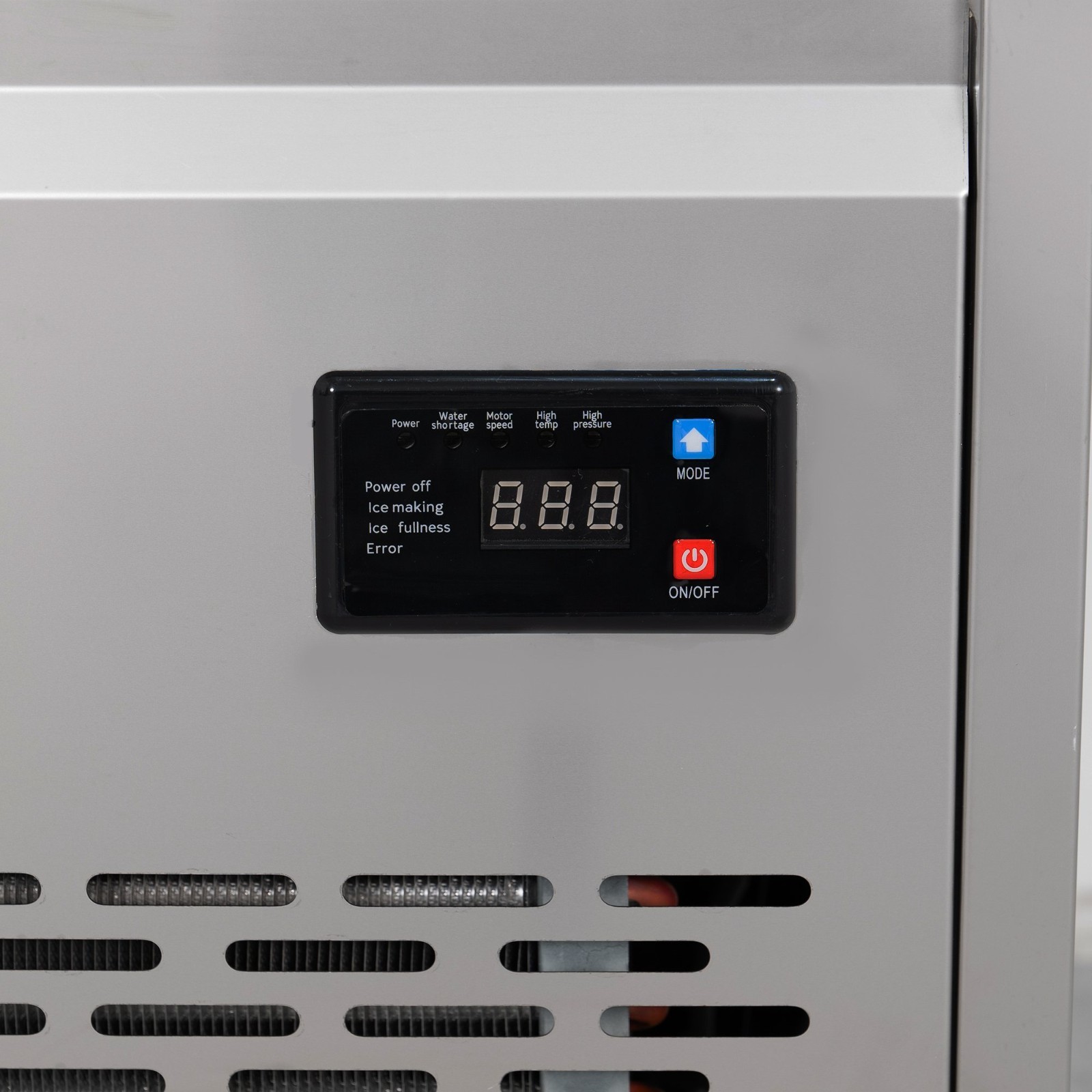 SPT SZB‑42 Automatic Flake Ice Maker, 88 lbs/day, Stainless Steel, Water Filter