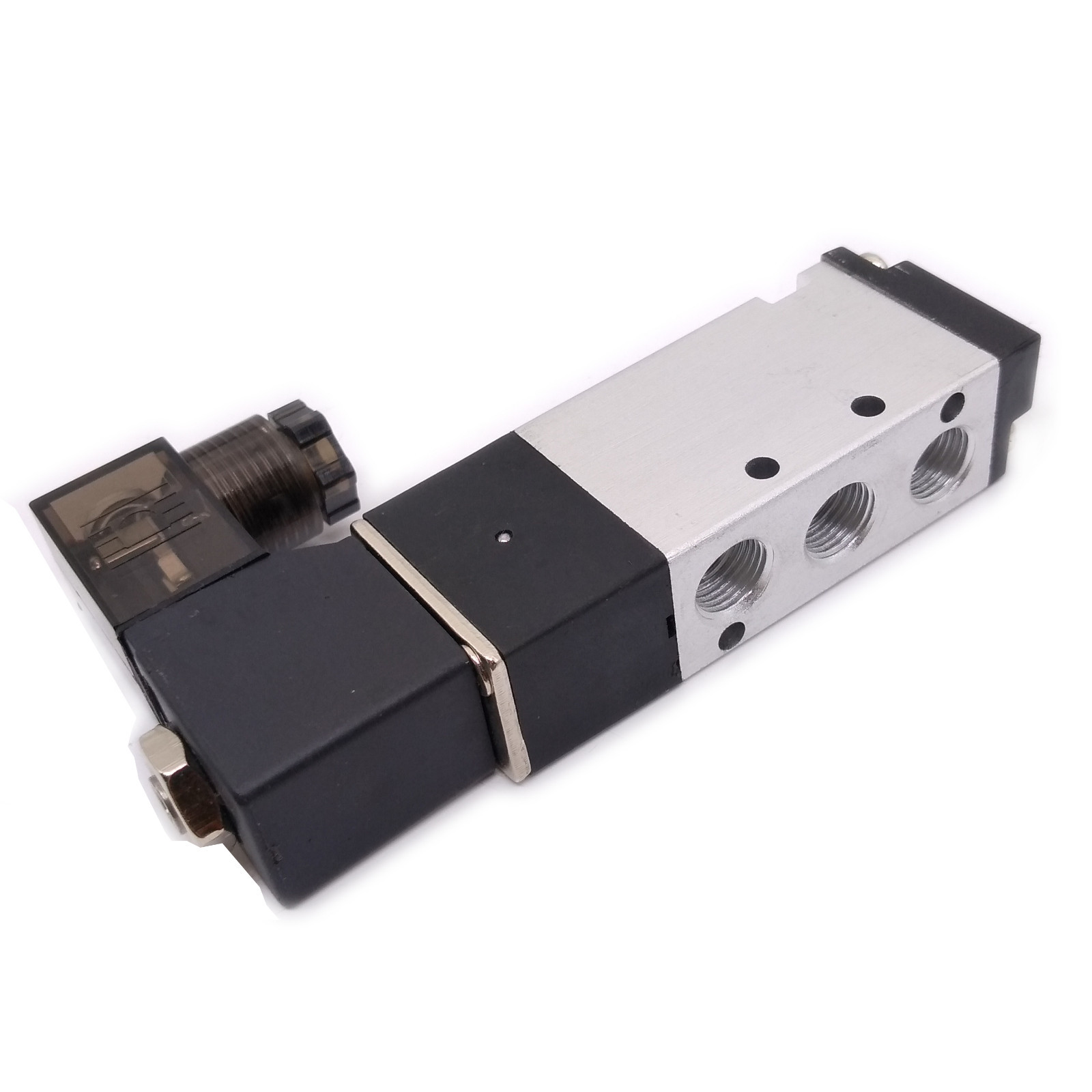 US Stock 4V110-06 AC 110V 5 Way 2 Position 1/8″ Pneumatic Solenoid Valve
