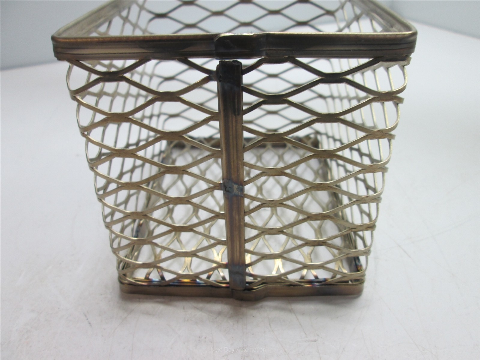 New Stainless Steel Mesh Parts Basket Ultrasonic Cleaner 3.875″ x 4.75″ x 3.5″