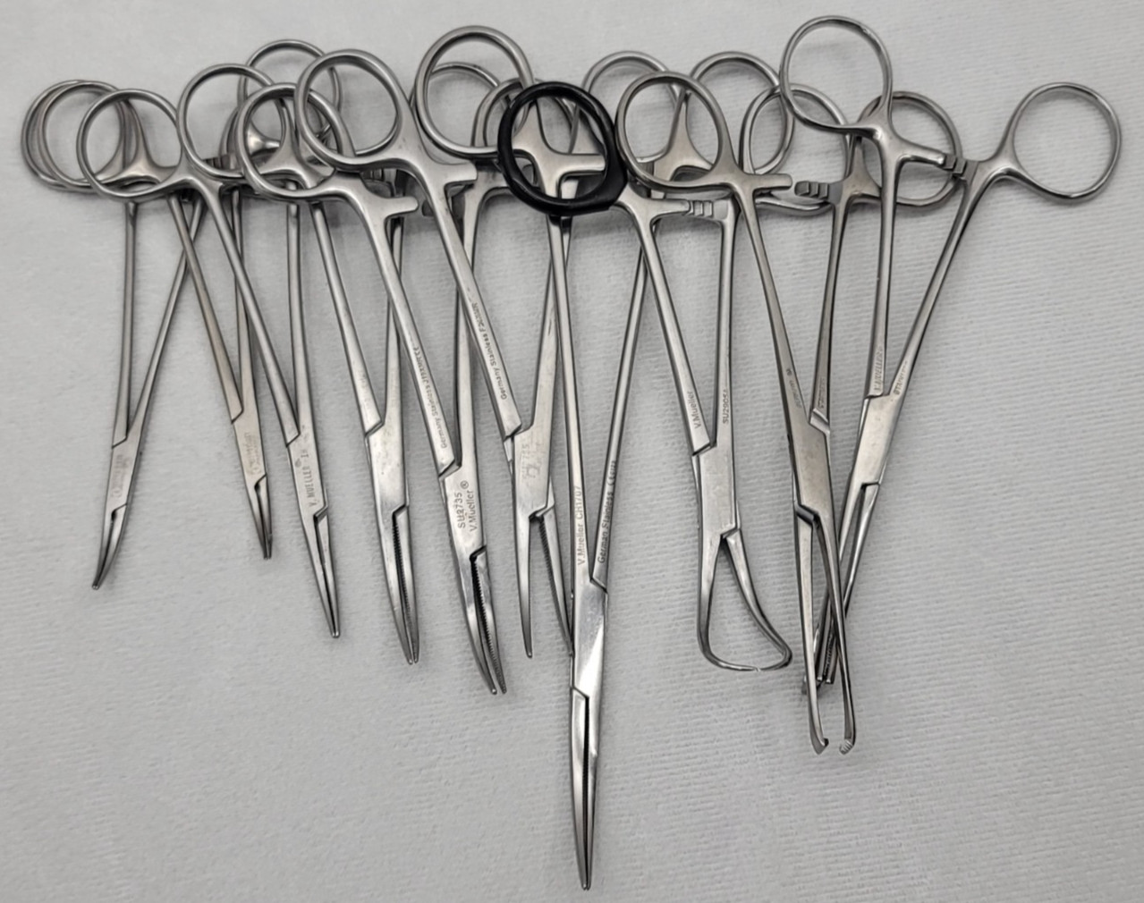 Bulk 60-Piece V. Mueller General Surgery Instruments Scissors, Needle Holders