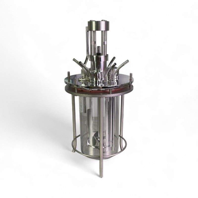 Sartorius Applikon Biotechnology -1/0.5 Barg Bioreactor Vessel Headplate & Stand