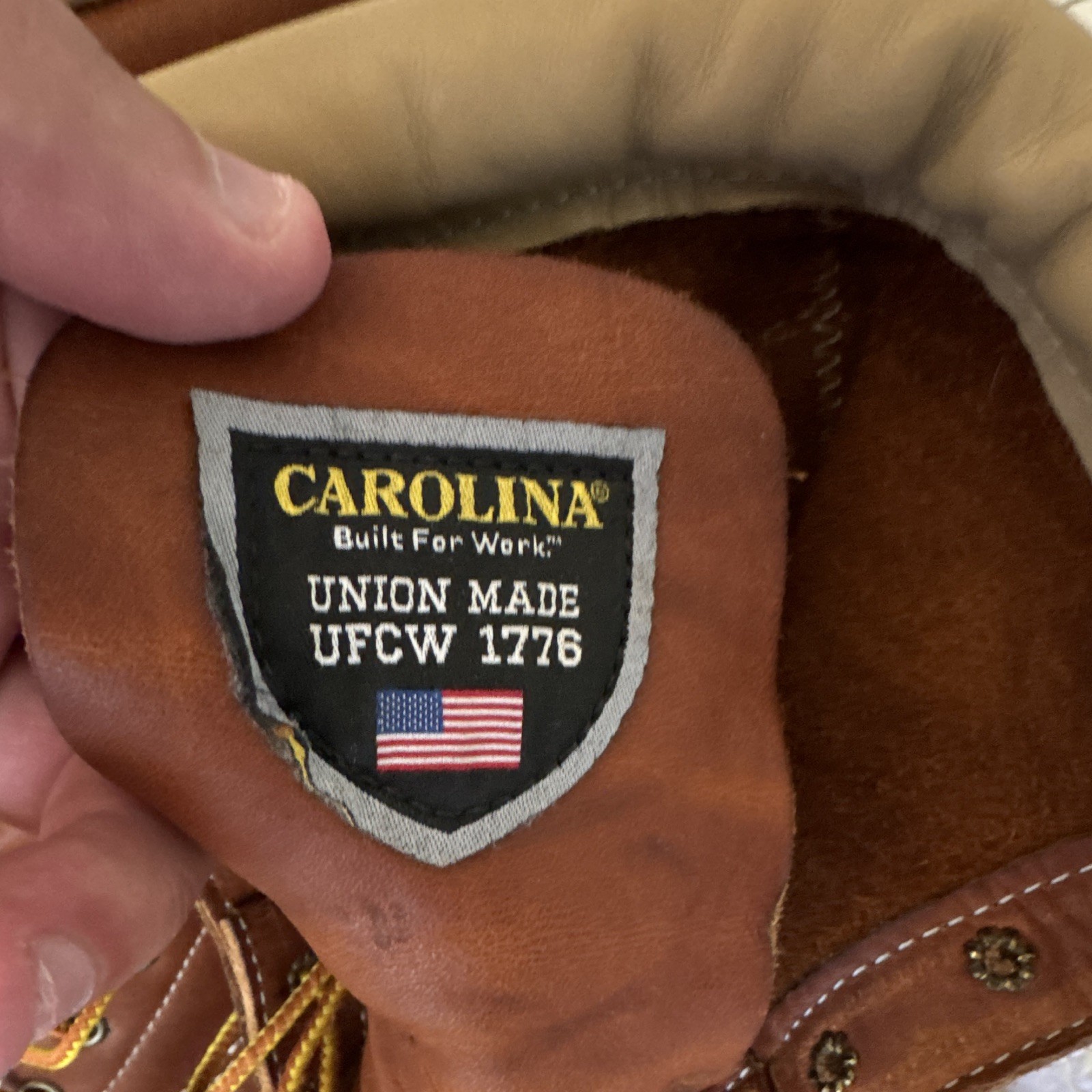 Carolina round toe boots men’s 11