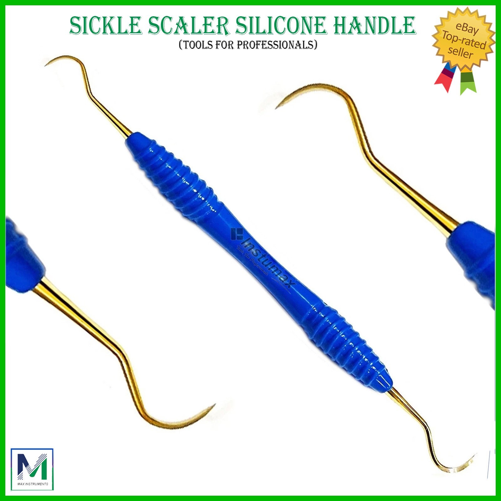 Sickle Scaler Silicone Dental Hand Instruments Pro Periodontal Hygiene Pick Tool