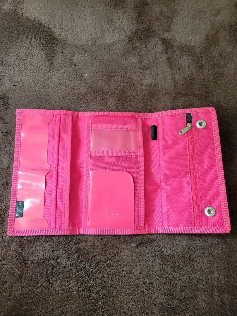 Mint condition!! PORTER Hobonichi Long Wallet Organizer Pink Passport Planner