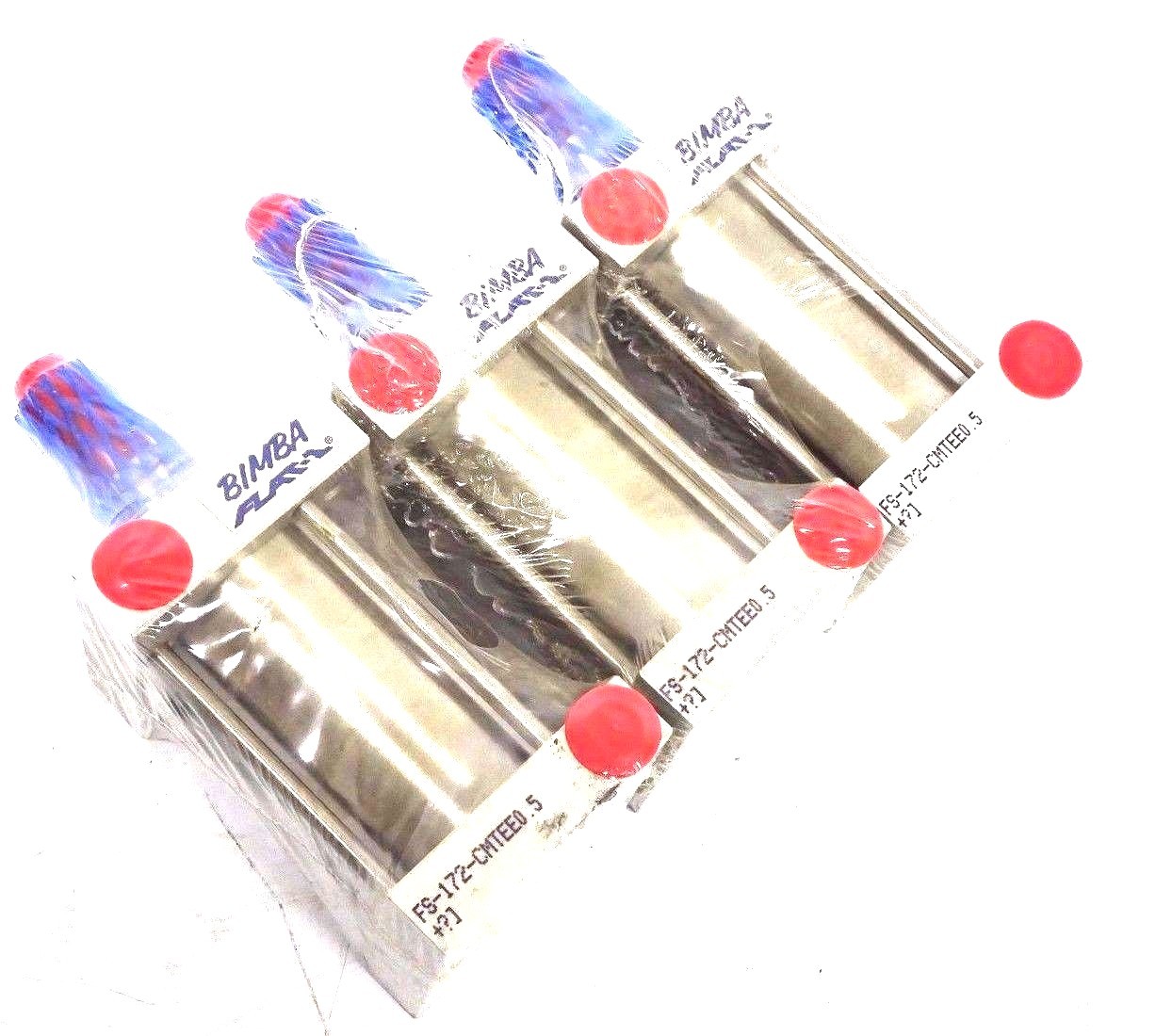 LOT OF 3 NEW BIMBA FS-172-CMTEE0.5 PNEUMATIC CYLINDERS