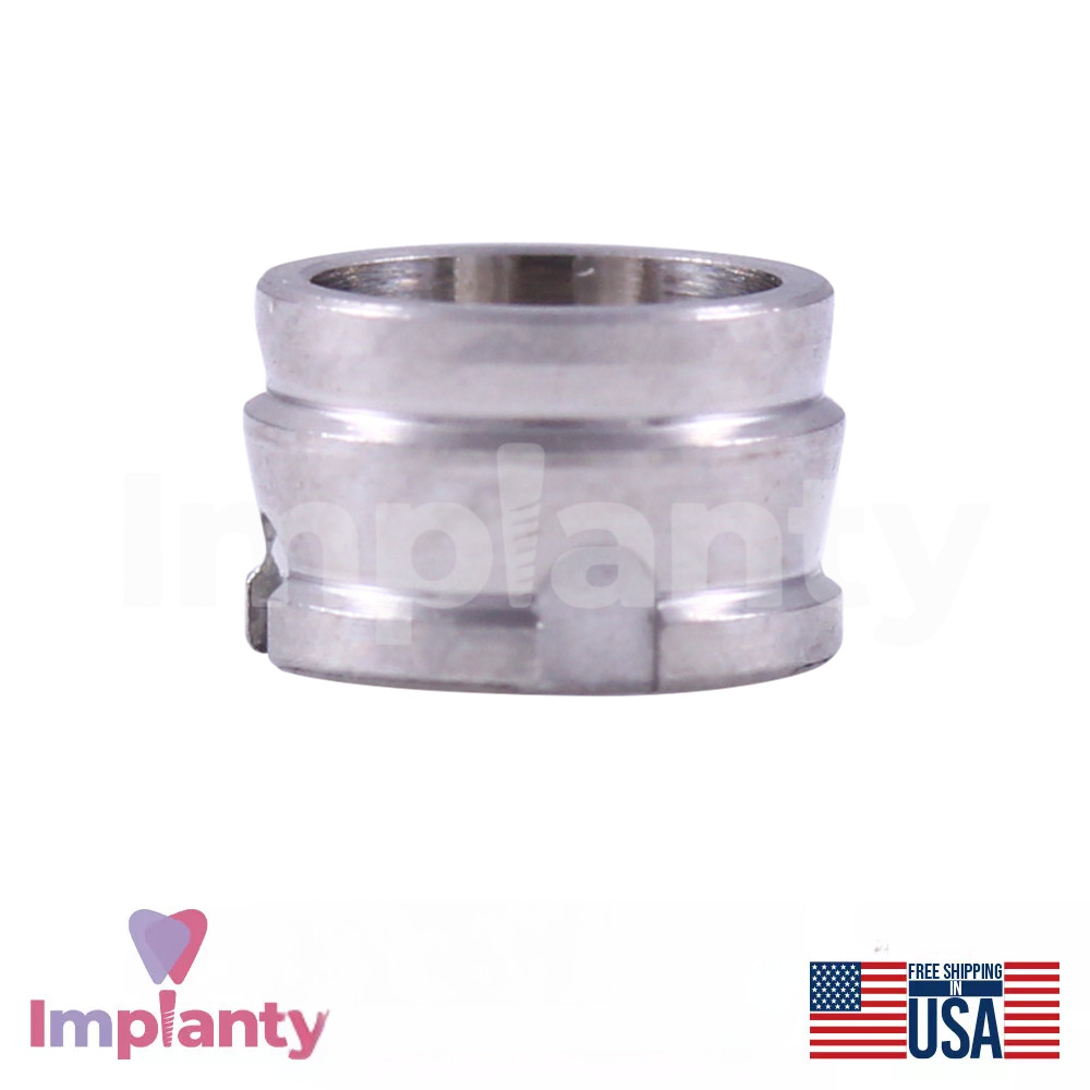 1x Dental Ball Attachment Soft Silicone Set Titanium Int Hex 2.42mm System