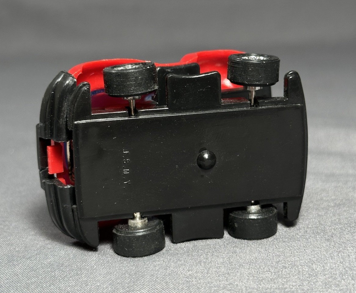Vintage Volkswagen VW Bug Car Stapler Red Beetle Mini Desk Toy 1986 Hong Kong