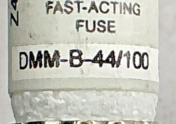 Lot of 3 New Bussmann DMM-B-44/100 1000V Fast-Acting Fuse 44/100A 1000V
