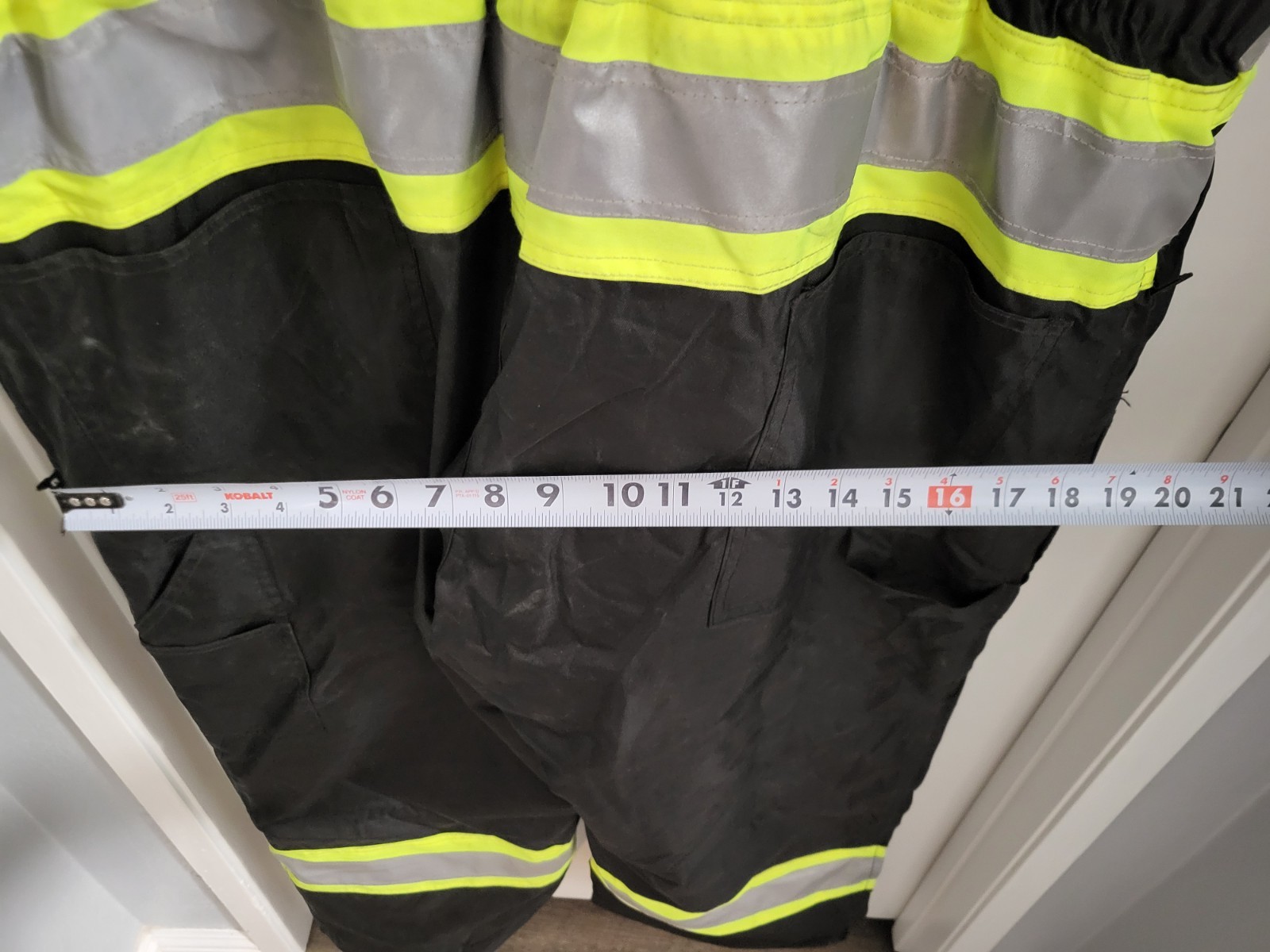 Tough Duck S79811 XL Insulated Safety Bib Overalls black