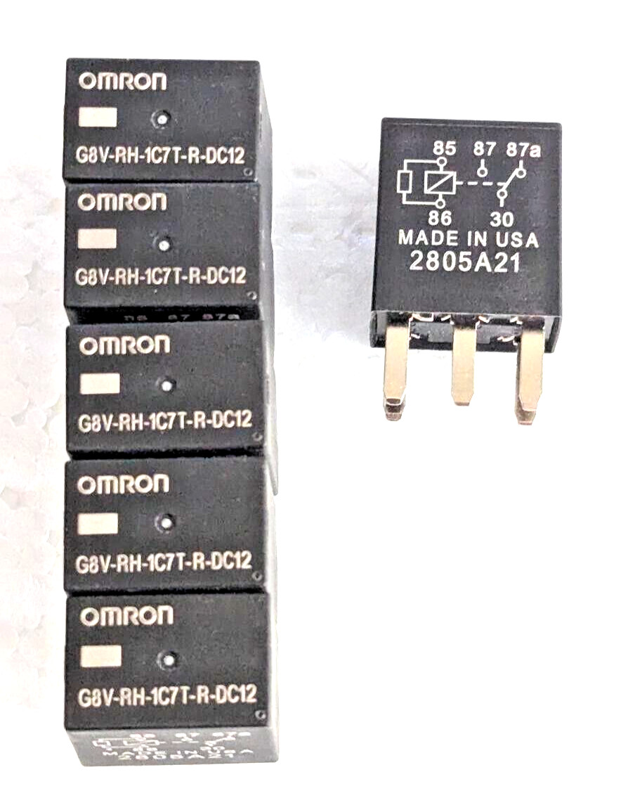 (Pack of 50 ) OMRON G8V-RH-1C7T-R-DC12 , ELECTRONIC MICRO AUTOMOTIVE
