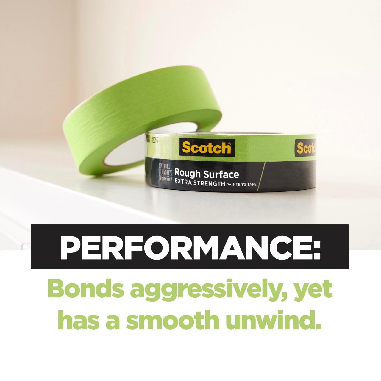 Scotch Green Painter’s Tape Extra Strength for Rough Surfaces 60 Yards