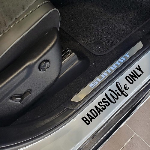 Badass Wife Only Vinyl Sticker for Car, Truck, Van, or Laptop – Waterproof Decal