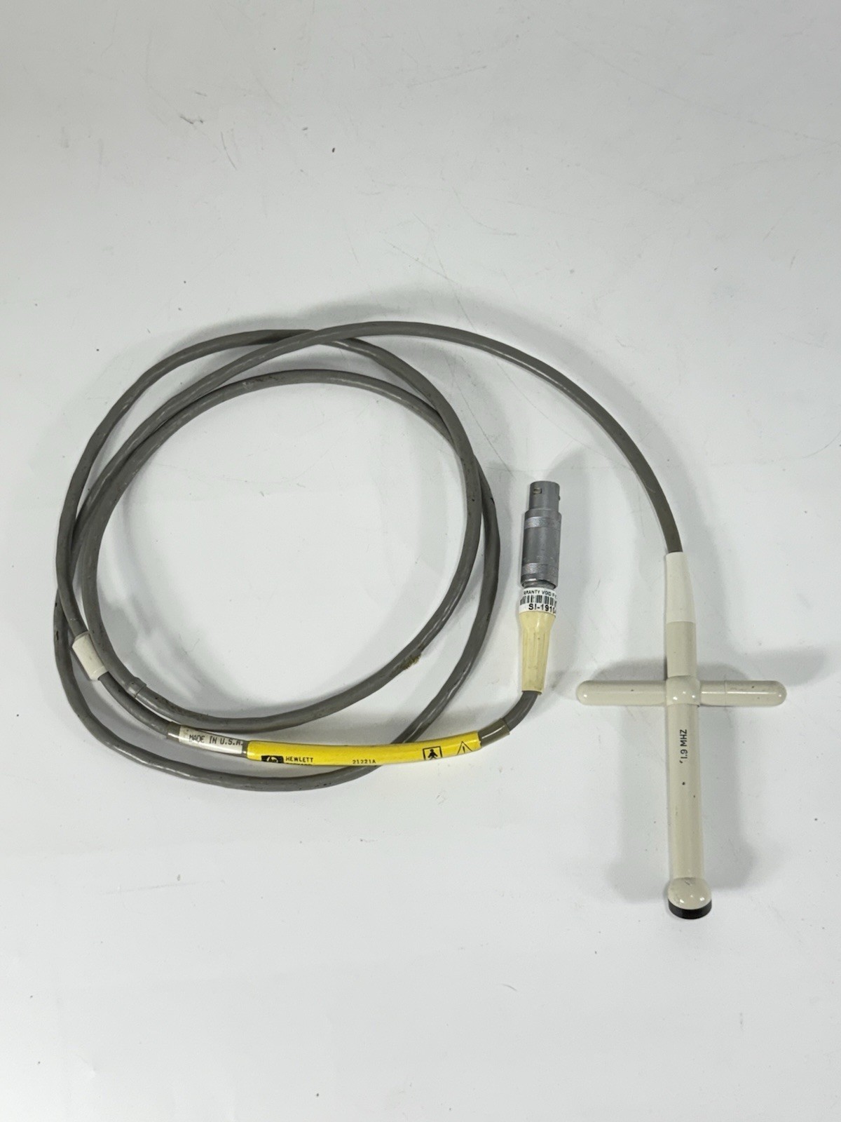 HP 21221A ~ 1.9MHz Doppler Transducer ~ Made in USA