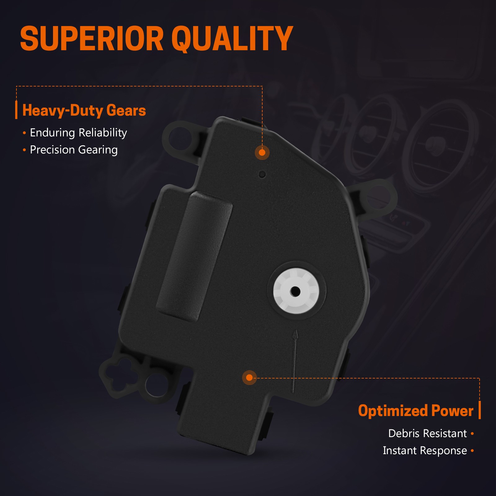 SINTLY HVAC Heater Blend Door Actuator for Chrysler 200 Jeep Wrangler 604-029