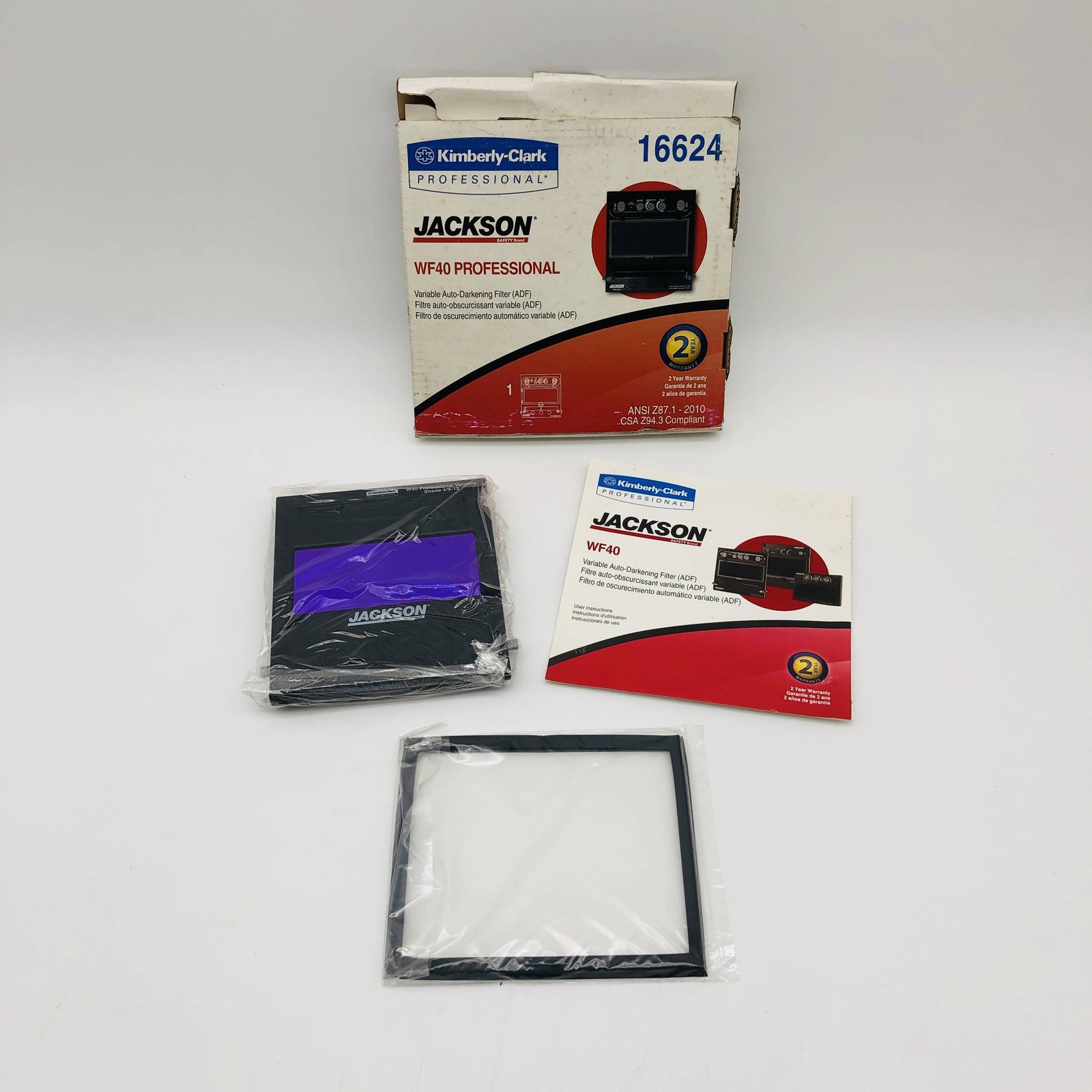 Jackson 16624 Variable Auto-Darkening Filter Cartridge ADF WF40 Professional