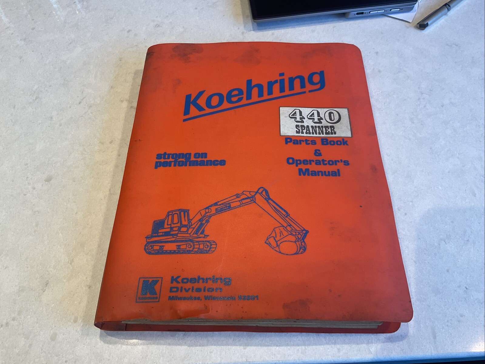 Koehring 440 Spanner Lattice Boom Crane Parts Catalog Owner Operator Manual