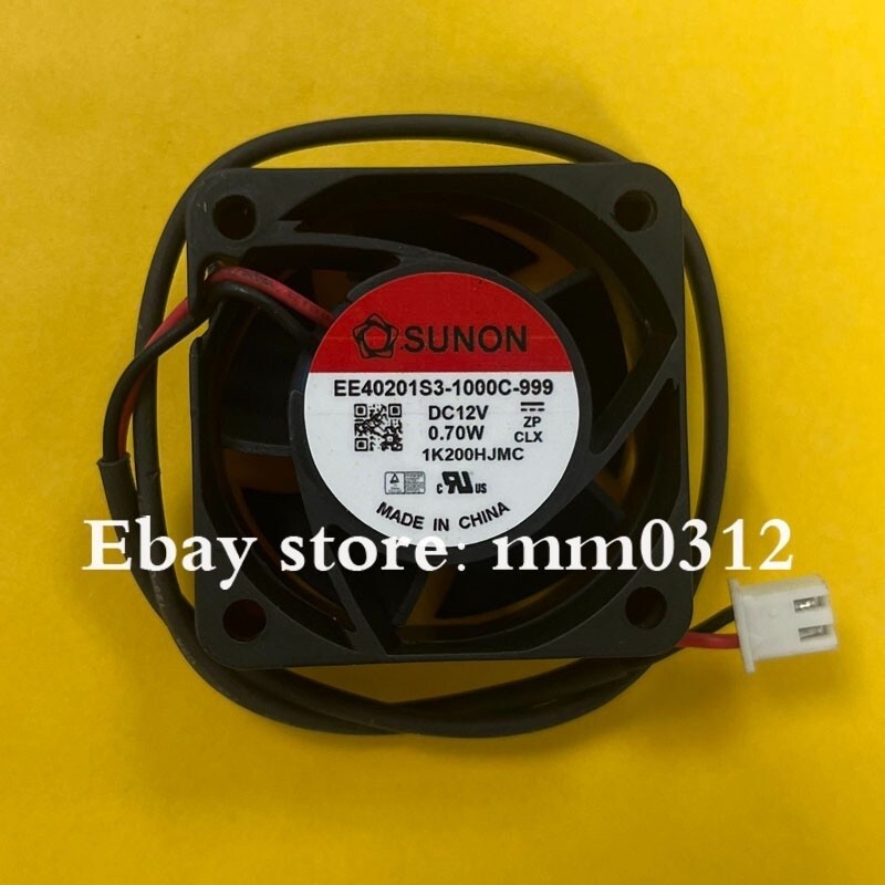 EE40201S3-1000C-999 40*40*20mm DC 12V 0.70W 4020 2-Pin Cooling Fan #am