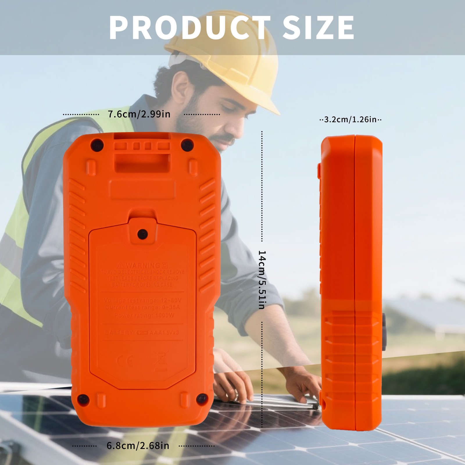 UNI-T UT673PV Solar MPPT Meter Handheld Automatic Measurement Solar Detector