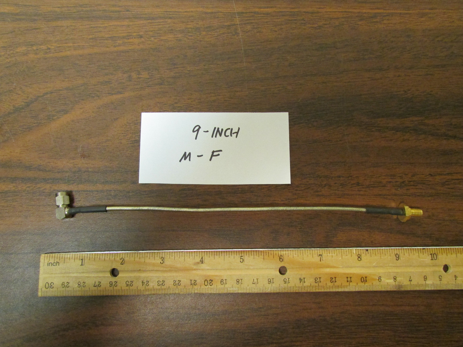 SMA Jumper Pigtail Male-Fem Semi-Rigid Flexible Coax 9-Inch New