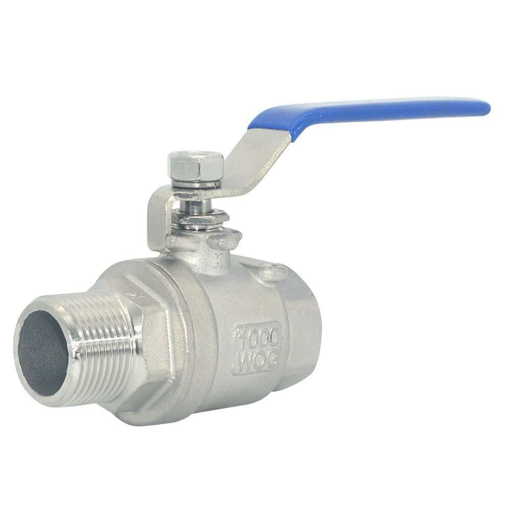 US stock 3/4 0.75 in inch NPT thread MALE to Female Full Port Ball Valve ss 304