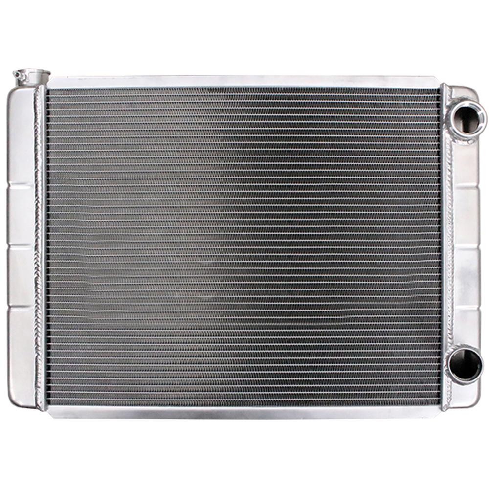 204120 Race Pro Radiator – 28 x 19 GM Double Pass With Threaded Inlet