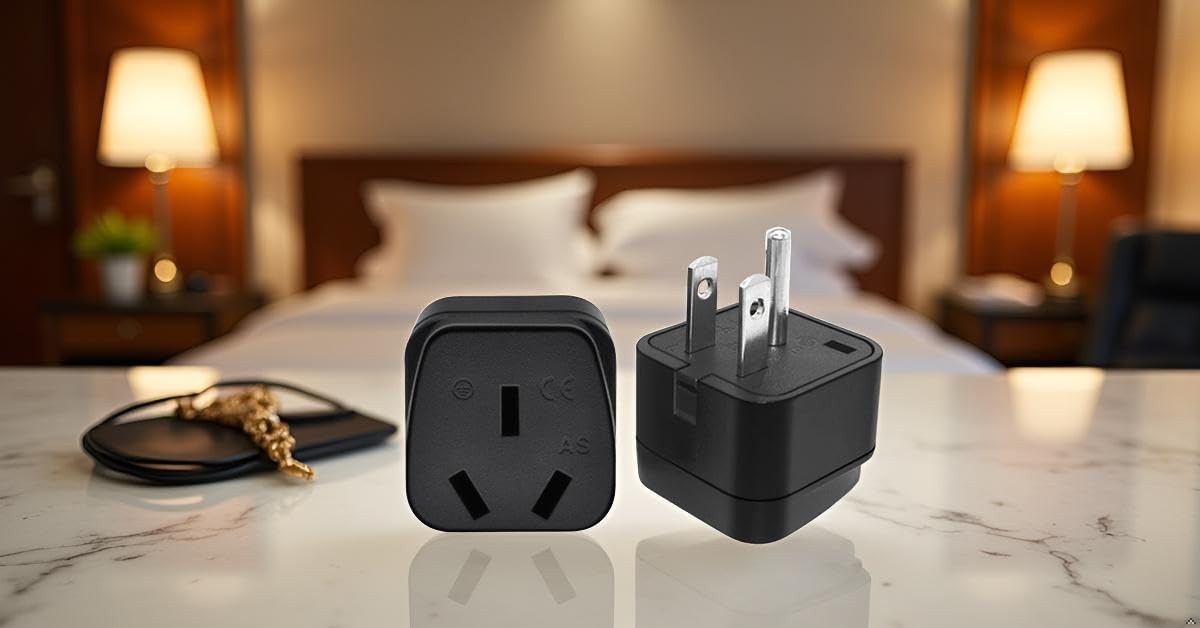 (2 Pack) US AU Plug Adapter,Australian Plug Adapter from USA, USA Standard 3 …