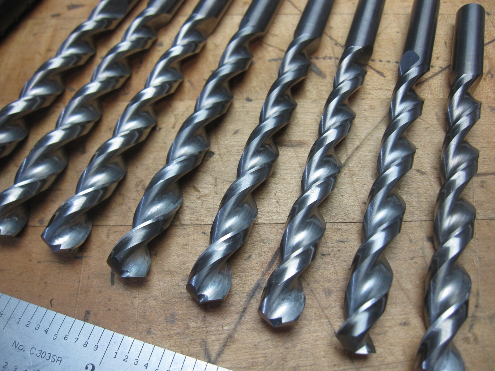 Guhring 2601 10.0 bright coat solid carbide parabolic jobber drill 10mm (@D21)
