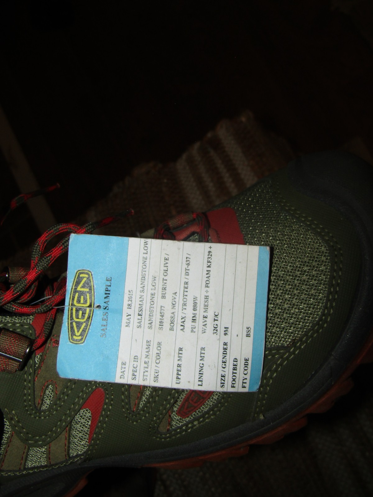 Keen Sandstone Low Soft Toe PPM BS5 Comfortable Work Shoes Men’s 9 M