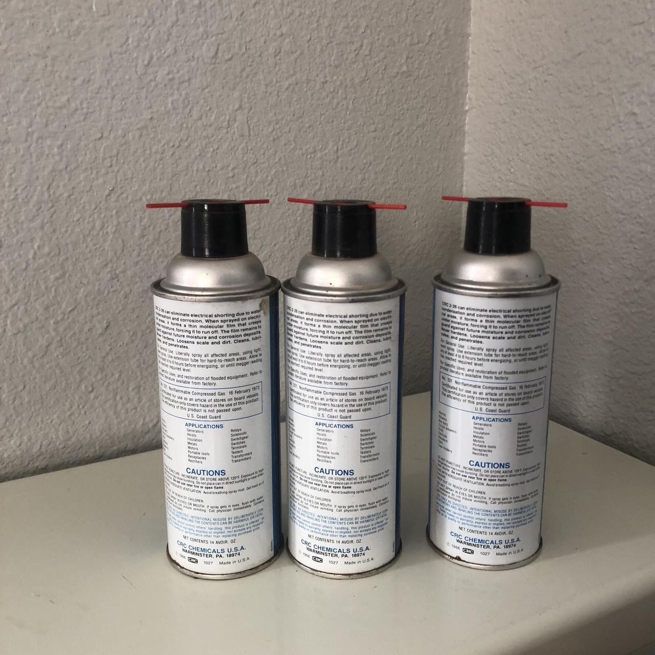 3 CRC 2-26 Multi Purpose Precision Lubricant Spray 02005 14 oz 397g Plastic Safe
