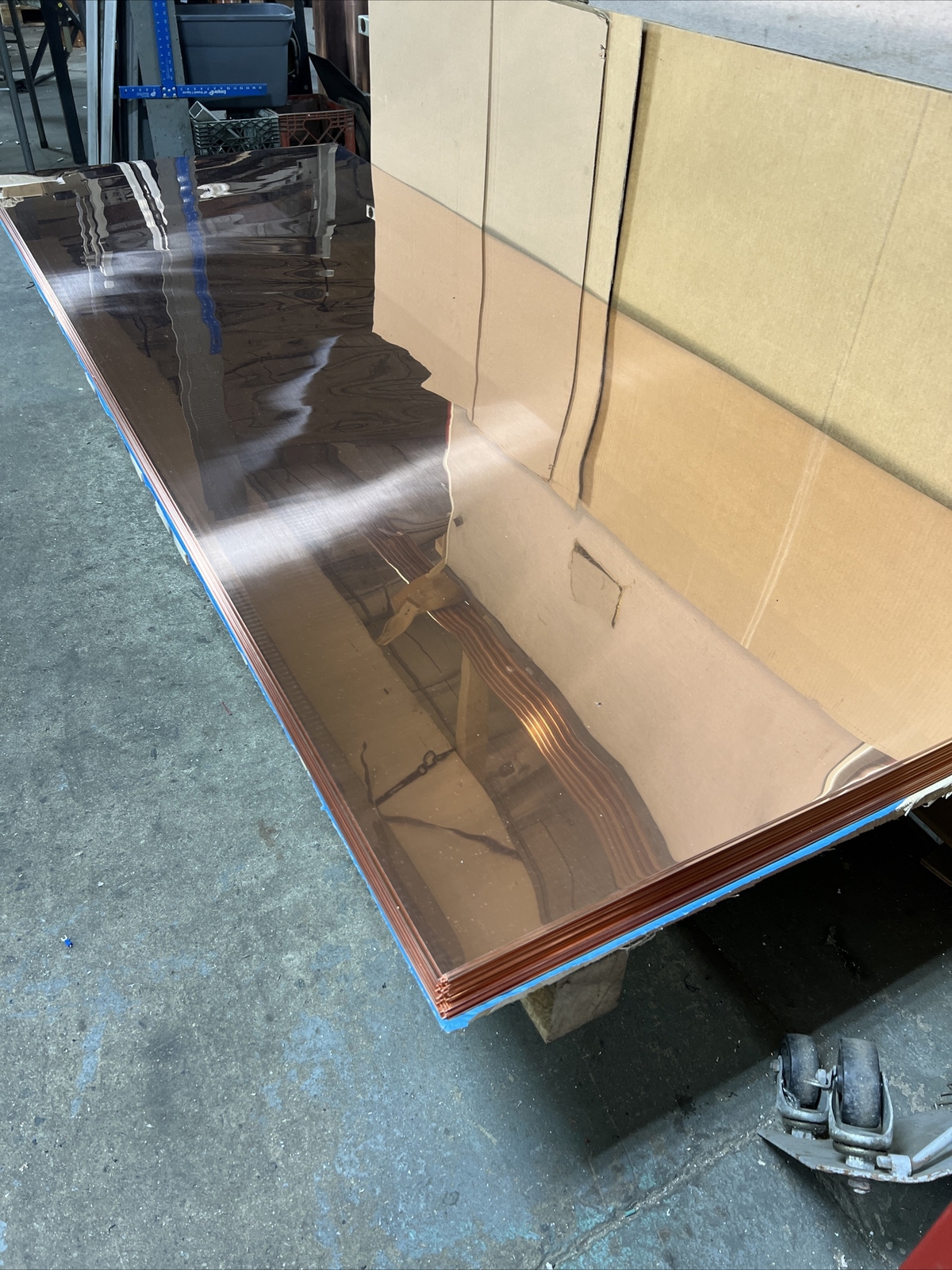 Paul Revere Copper Sheets 20oz – 22-Gauge Copper Sheet 36″ x 96″ (3’X8’)