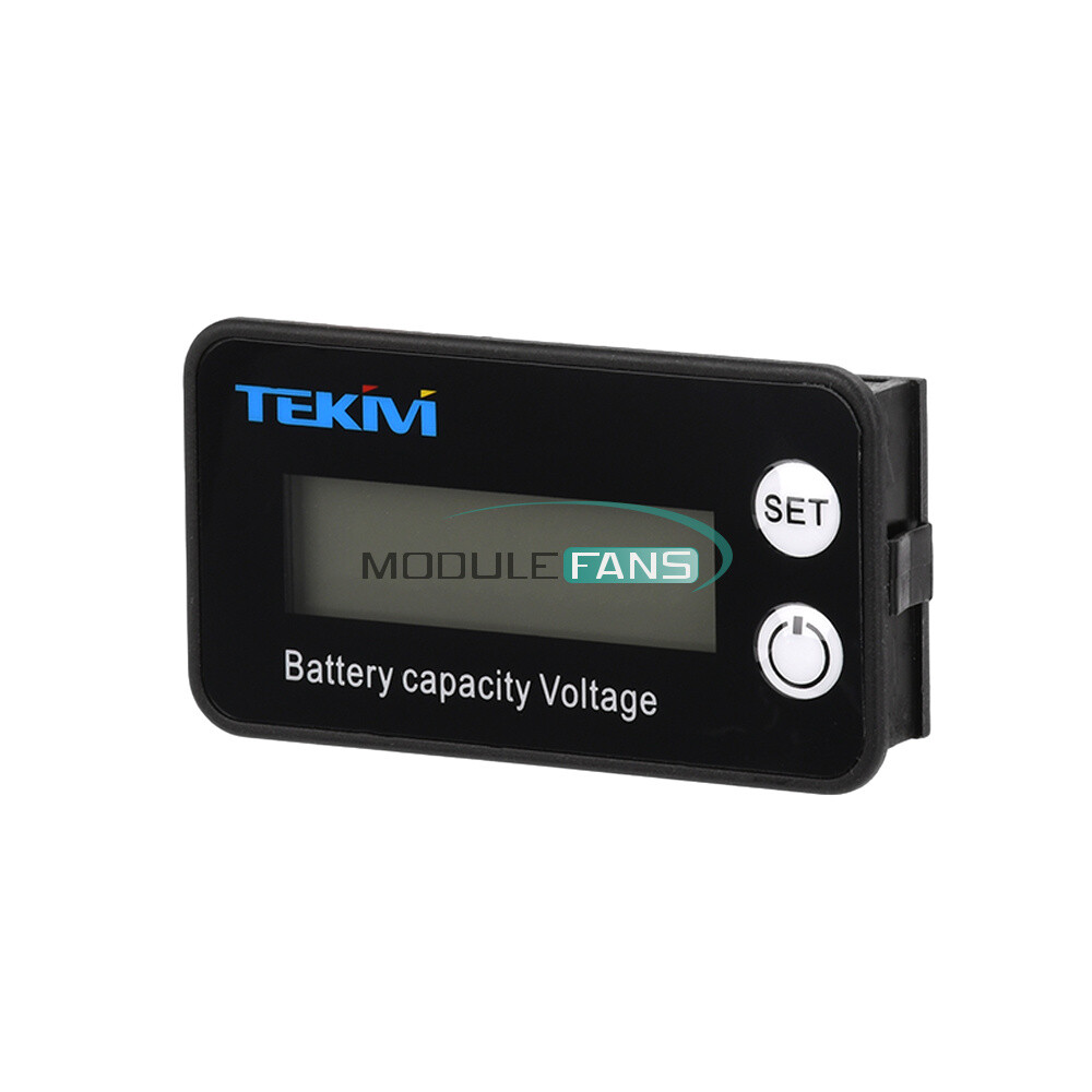 6136B LCD Battery Capacity Indicator Voltmeter Low Voltage Alarm High Precision