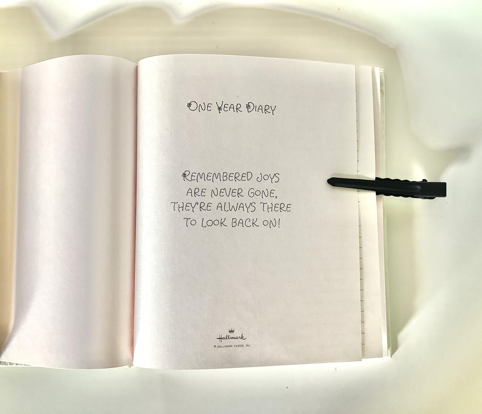 BETSEY Clark Vintage HALLMARK 1 Year Diary with Original Box 1970’s 7.5×6.25 In