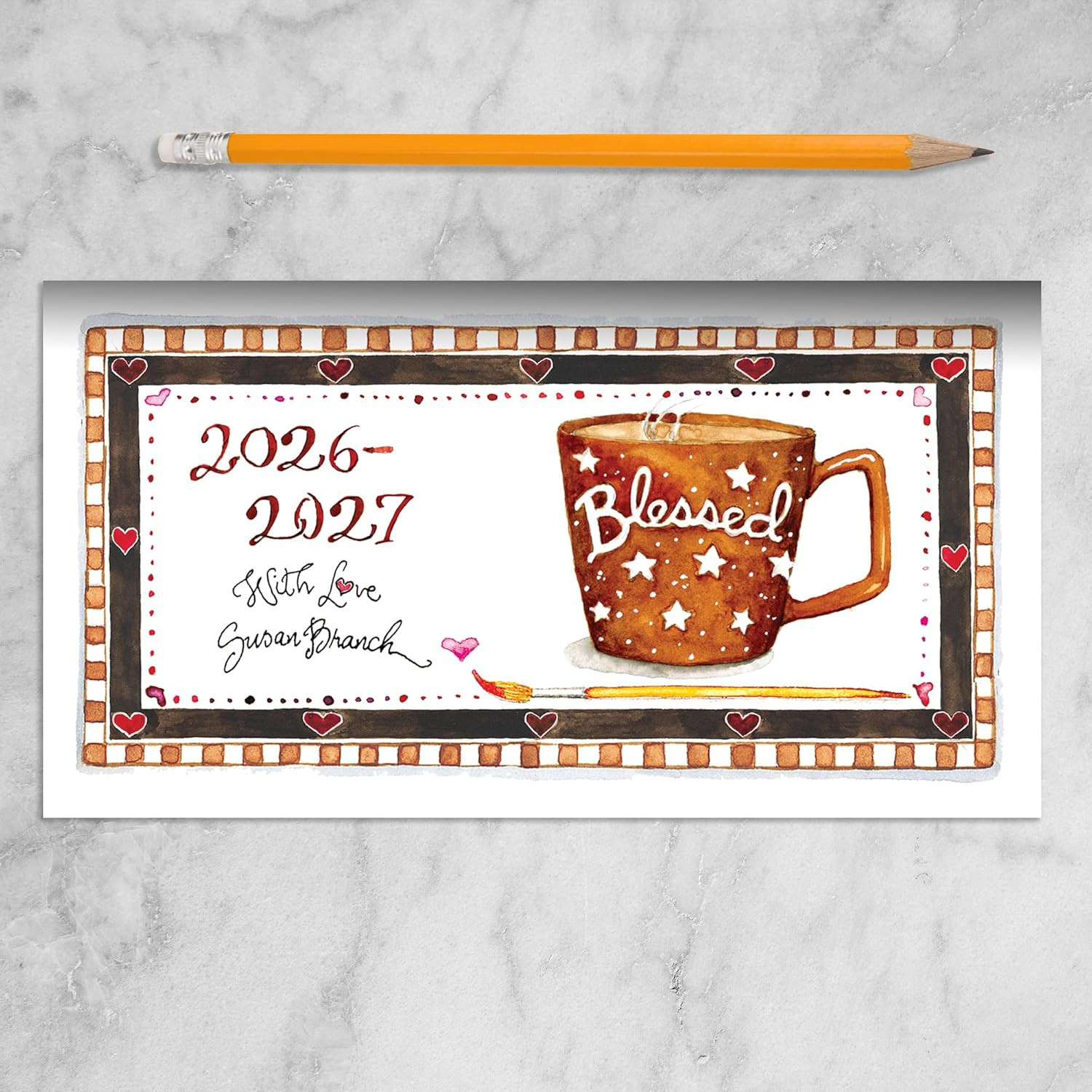 TF Publishing 2026-2027 Susan Branch Small Monthly Pocket Planner with 2 Page La