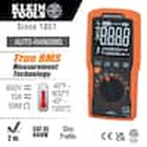 Klein Tools MM450 Slim Digital Multimeter TRMS Auto-Ranging 600V