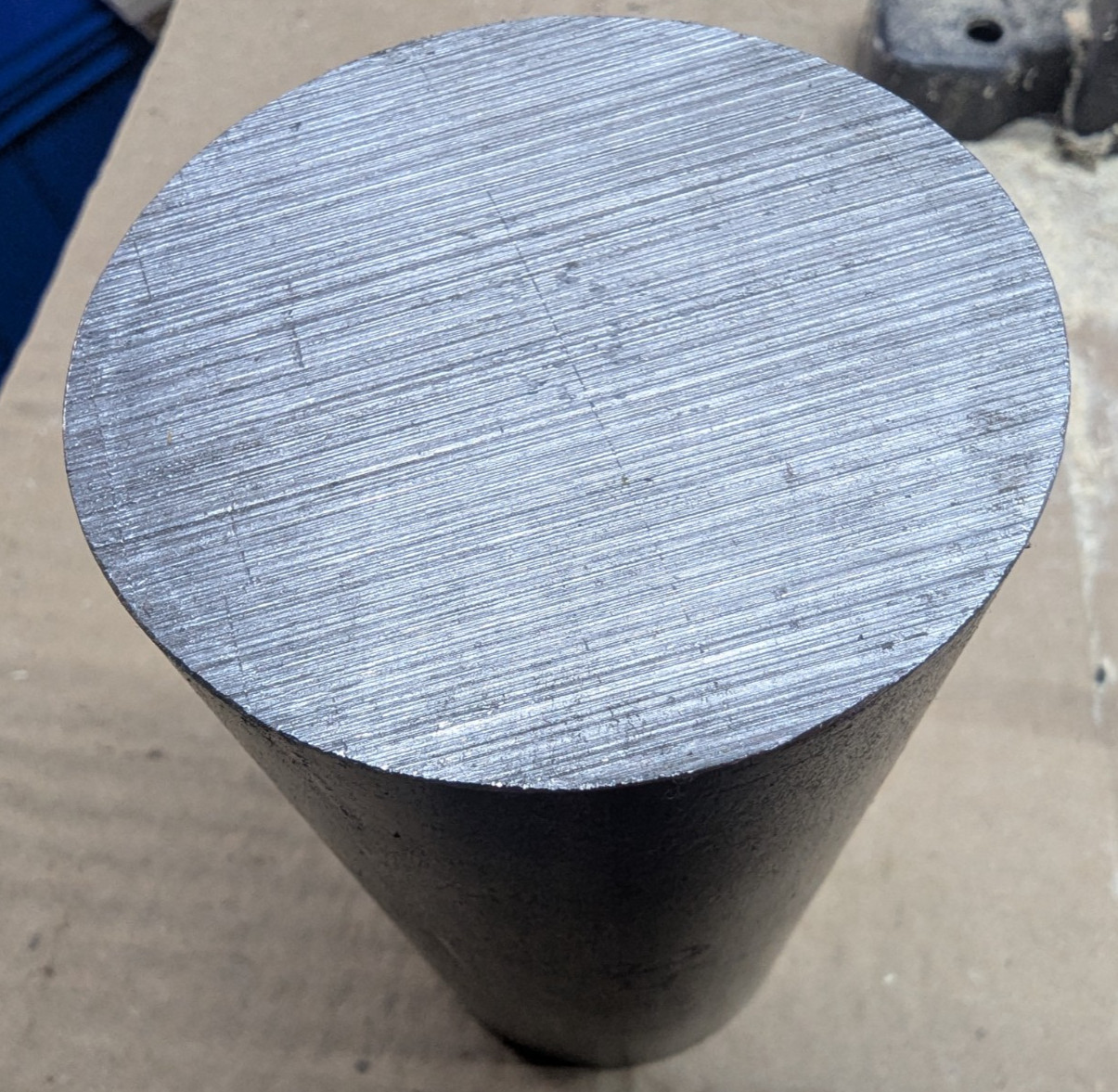 2.500″ Diameter X 4.5″ Long 1018 Cold Rolled Steel Rod, Round BAR LATHE
