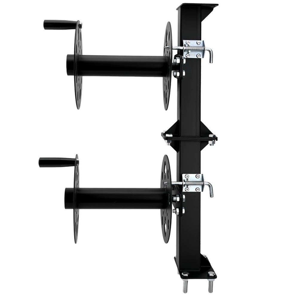 Heavy Duty 2-in-1 Modular Welding Lead Reels,0.16 in Steel | 2pcs Stackable Reel