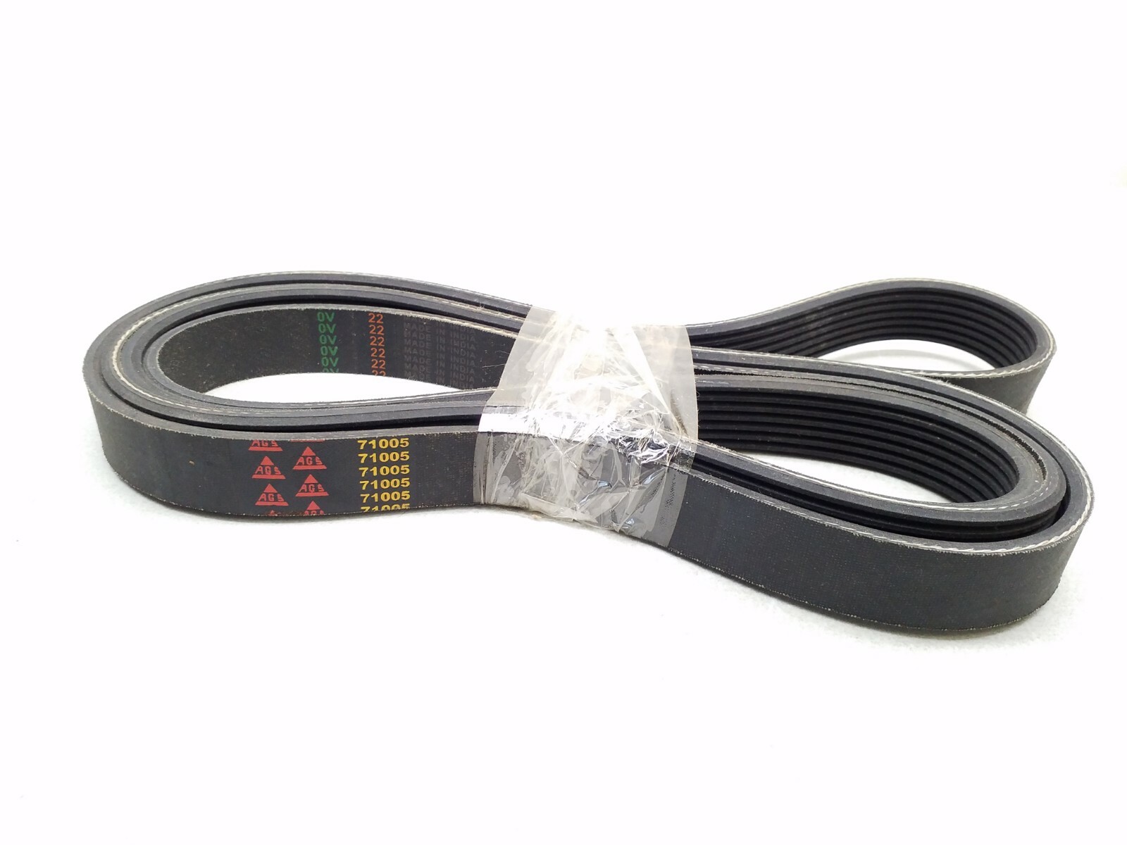 71005 AGS Black Serpentine Belt Made In India Free Shipping 71005