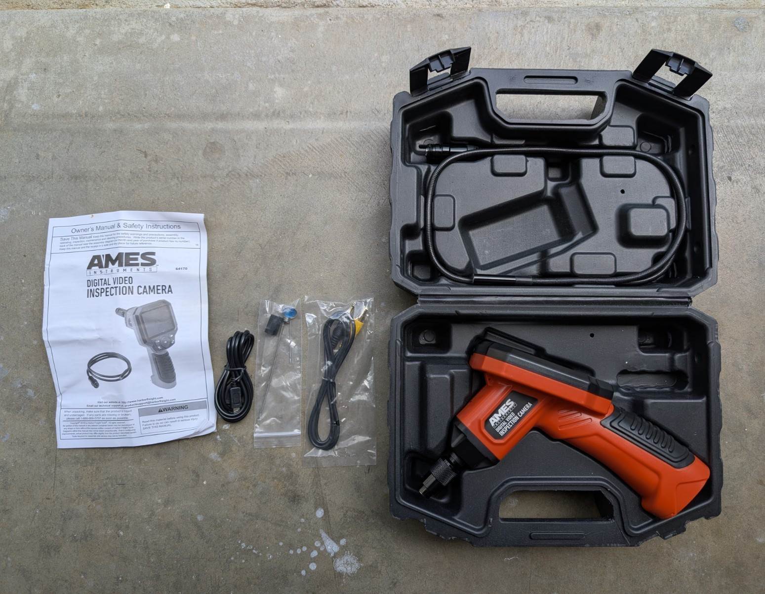 AMES Instruments 64170 3.5″ Digital Video Inspection Camera