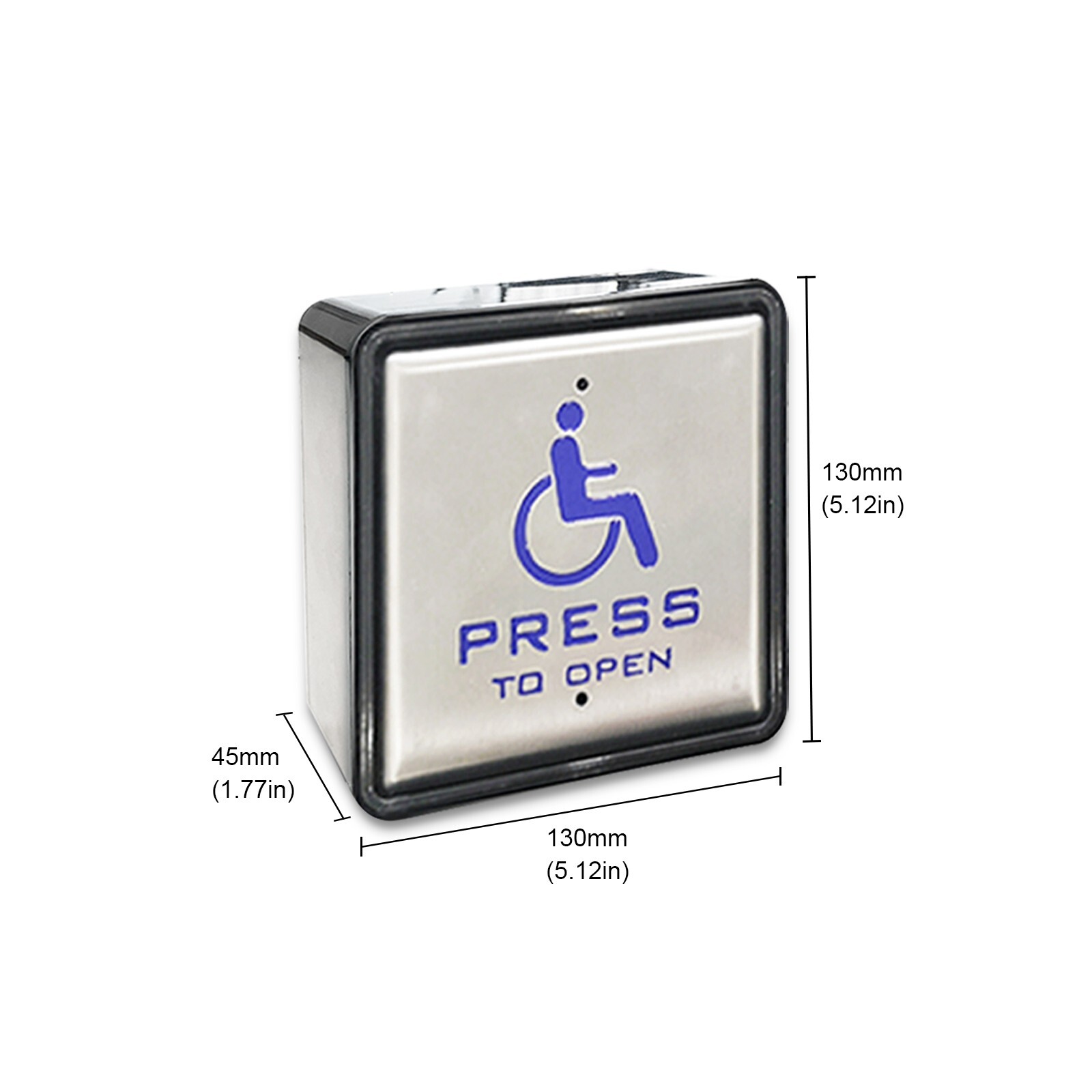 Olide510 Without Receiver Handicap Door Access Wired Stainless Steel Push Button