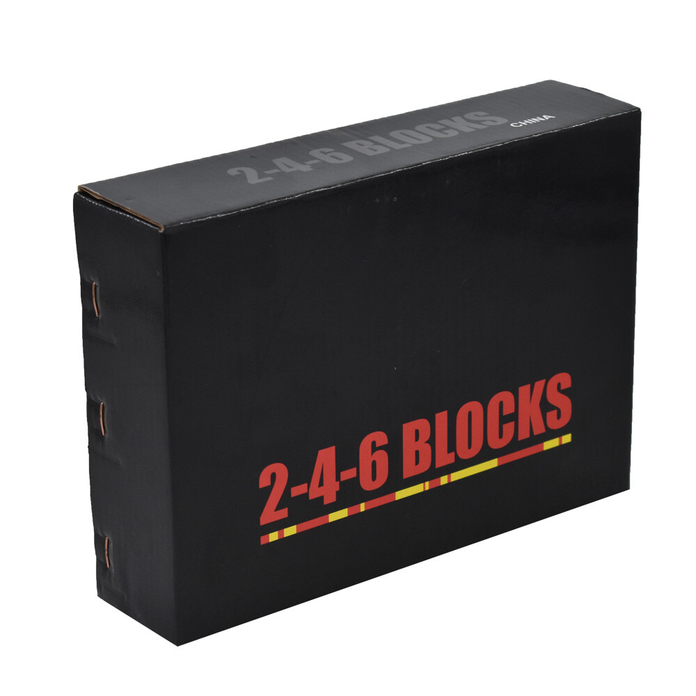 1 Pair 2-4-6 Blocks 23 Holes Matched Ultra Precision .0002″ Machinist 246 Jig