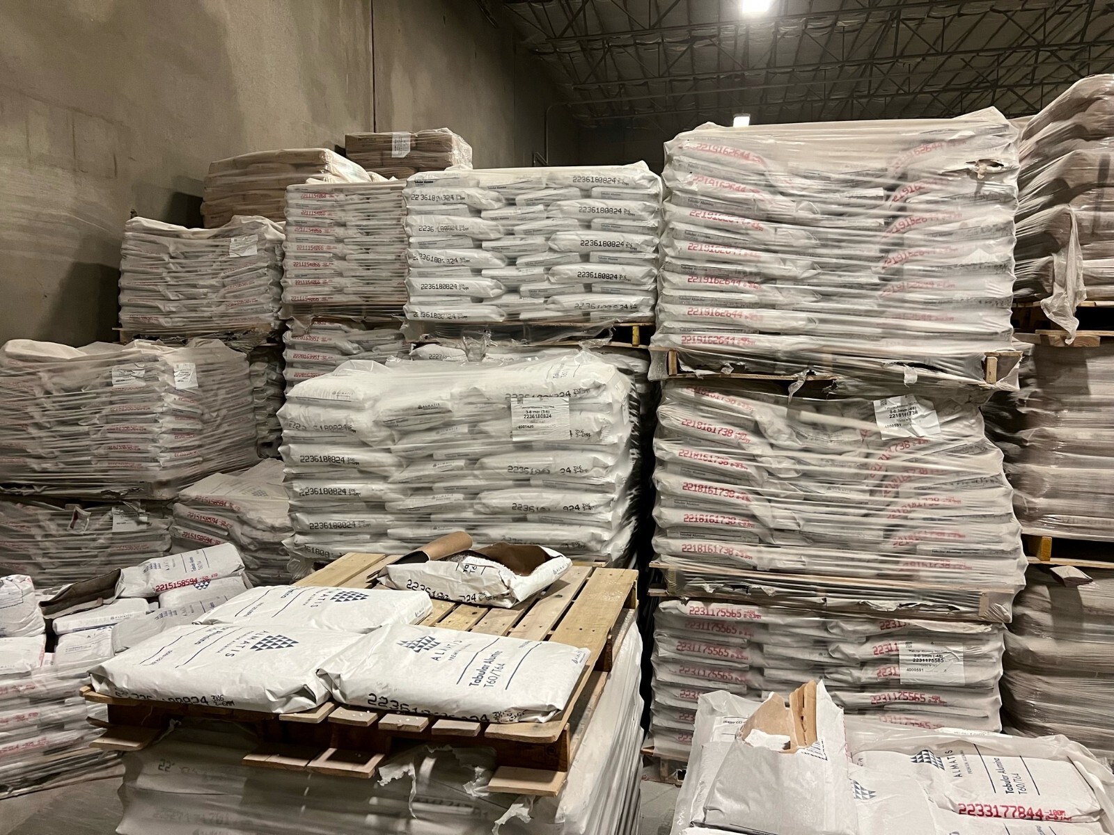 Tabular Alumina Refractory grog – 7 mesh sizes
