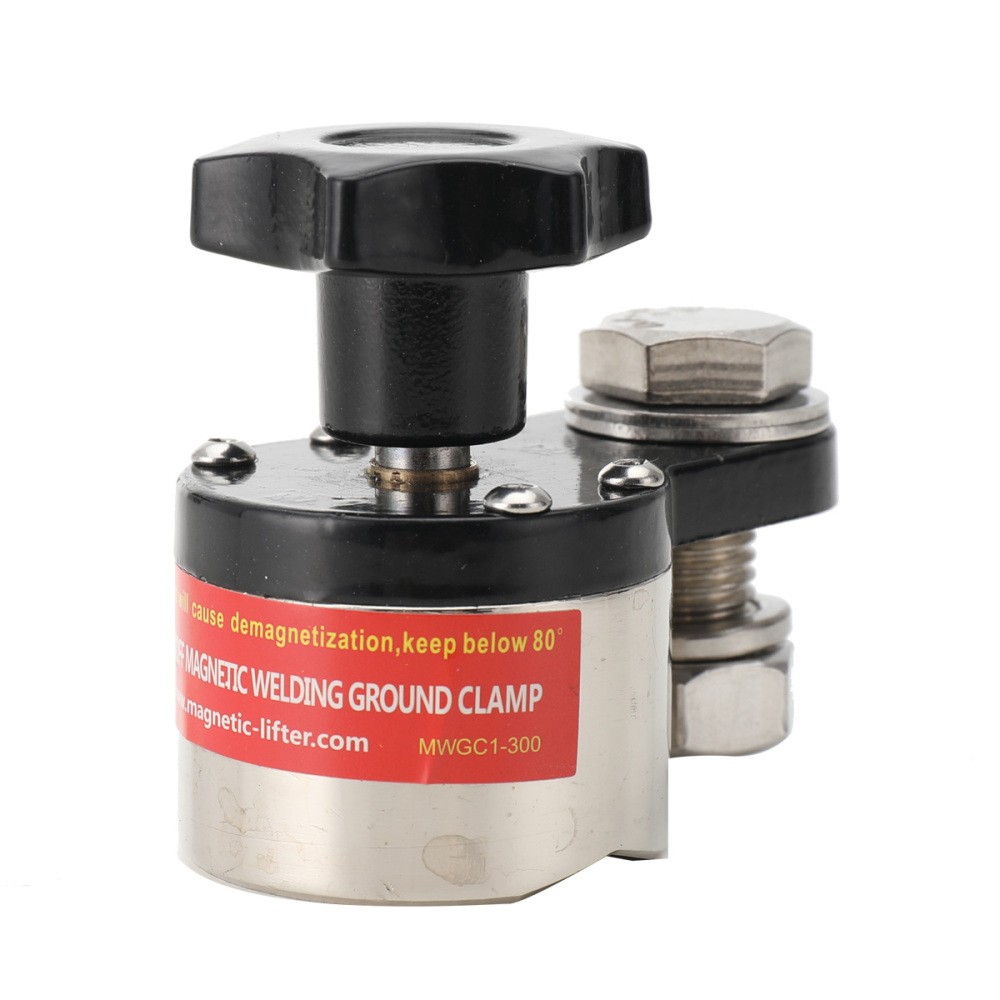 Magnetic Welding Ground Clamp 300A Grounding Magnet Connector Welding Machine